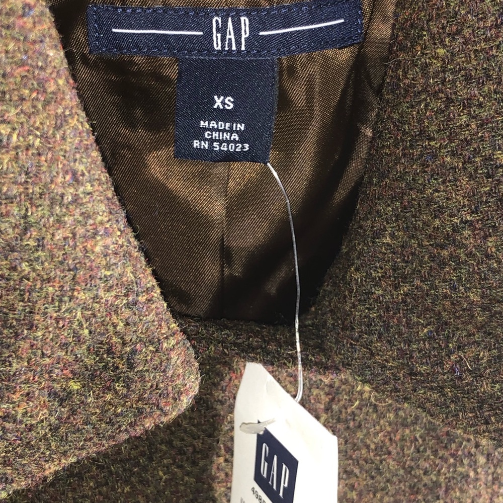 Gap wool olive bomber jacket size xs - Picture 3 of 3